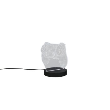 Lámparas Reality Joy Lámparas de mesa LED Negro, 1 luz, Cambia de color