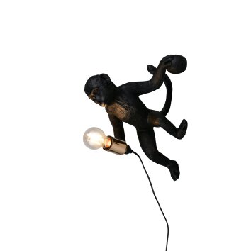 Lámparas Reality Louy Apliques Negro, 1 luz