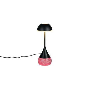 Lámparas Reality Tembo Lámparas de mesa LED Negro, 1 luz, Cambia de color