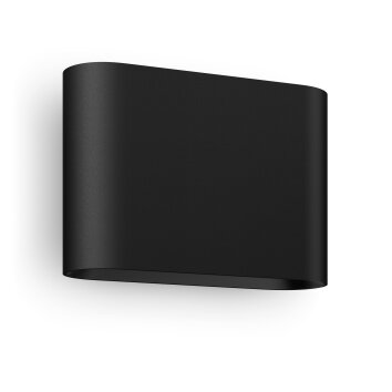 Lámparas Philips Dymera Aplique de exterior LED Negro, 1 luz, Cambia de color