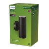 Lámparas Philips Wandleuchte Aplique de exterior Negro, 1 luz