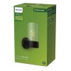 Lámparas Philips Flareon Aplique de exterior Negro, 1 luz