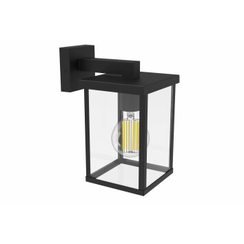 Lámparas Philips Bellini Aplique de exterior Negro, 1 luz