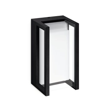 Lámparas Philips Pyrona Aplique de exterior LED Negro, 1 luz