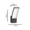 Lámparas Philips Splay Aplique de exterior LED Antracita, 1 luz