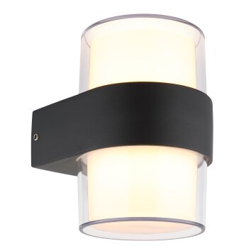 Lámparas Globo Lighting Ignacio Iluminación exterior LED Antracita, 1 luz