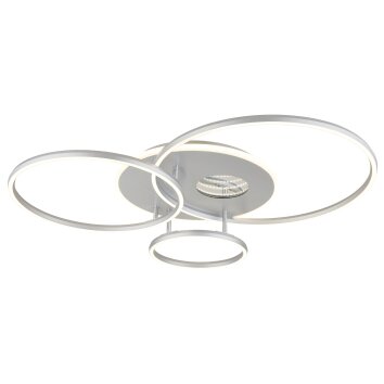 Lámparas Globo Lighting Invertina Plafones LED Plata, 1 luz, Mando a distancia