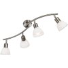 Lámparas Globo Lighting Mattes Plafones Níquel-mate, 4 luces