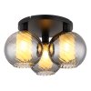 Lámparas Globo Lighting Ulf Plafones Negro, 3 luces