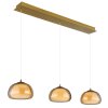 Lámparas Globo Lighting Avila Lámparas suspendidas LED dorado, 1 luz, Mando a distancia