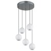Lámparas Globo Lighting Simmons Lámparas suspendidas LED Gris, 1 luz