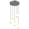 Lámparas Globo Lighting Simmons Lámparas suspendidas LED Gris, 1 luz