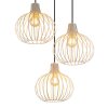 Lámparas Globo Lighting Mateo Lámparas suspendidas Colores crema, 3 luces