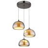 Lámparas Globo Lighting Avila Lámparas suspendidas LED Cromo, Negro, 1 luz, Mando a distancia