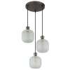 Lámparas Globo Lighting Brokana Lámparas suspendidas Cromo, Negro, 3 luces