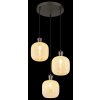 Lámparas Globo Lighting Brokana Lámparas suspendidas Cromo, Negro, 3 luces