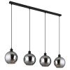Lámparas Globo Lighting Ulf Lámparas suspendidas Negro, 4 luces