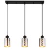 Lámparas Globo Lighting Alonso Lámparas suspendidas Negro, 3 luces