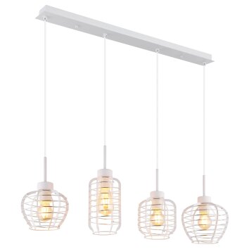 Lámparas Globo Lighting Nesa Lámparas suspendidas Blanca, 4 luces