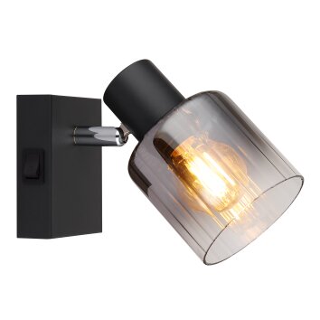 Lámparas Globo Lighting Jack Apliques, Spot de pared Negro, 1 luz