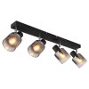 Lámparas Globo Lighting Jack Plafones Negro, 4 luces