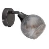 Lámparas Globo Lighting Frosta Apliques, Spot de pared Cromo, Negro, 1 luz