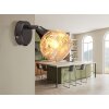 Lámparas Globo Lighting Frosta Apliques, Spot de pared Cromo, Negro, 1 luz