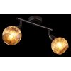 Lámparas Globo Lighting Frosta Plafones Cromo, Negro, 2 luces