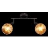 Lámparas Globo Lighting Frosta Plafones Cromo, Negro, 2 luces
