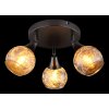 Lámparas Globo Lighting Frosta Plafones Cromo, Negro, 3 luces