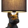 Lámparas Globo Lighting Dogo Lámparas de mesa Negro, 1 luz