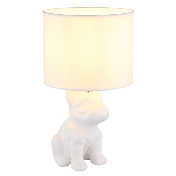 Lámparas Globo Lighting Dogo Lámparas de mesa Blanca, 1 luz