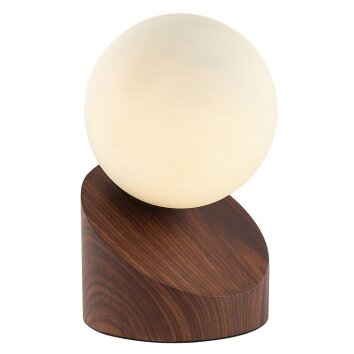 Lámparas Globo Lighting Alisa Lámparas de mesa Madera oscura, Crudo, 1 luz
