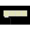 Lámparas Globo Lighting Fourlights Apliques LED Blanca, 4 luces, Mando a distancia
