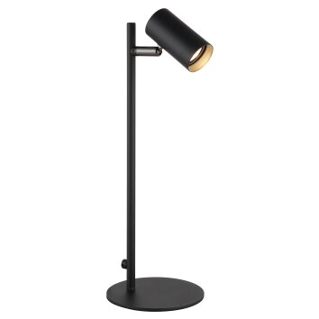 Lámparas Globo Lighting Este Lámparas de mesa LED Cromo, Negro, 1 luz