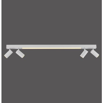 Lámparas Paul Neuhaus Spot Plafones, Spot techo LED Blanca, 5 luces, Mando a distancia