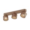 Lámparas Paul Neuhaus Cup Plafones LED Bronce, 3 luces