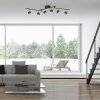 Lámparas Leuchten Direkt JARIK Plafones LED Negro, 7 luces