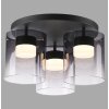 Lámparas Leuchten Direkt ELIO Plafones LED Negro, 3 luces