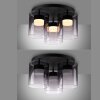 Lámparas Leuchten Direkt ELIO Plafones LED Negro, 3 luces