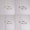 Lámparas Leuchten Direkt RITUS Lámpara de pie LED Plata, 2 luces