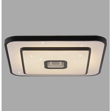 Lámparas Leuchten Direkt TURANUS Plafones LED Negro, 1 luz