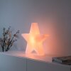 Lámparas Leuchten Direkt STAR Lámparas de mesa LED Blanca, 1 luz, Mando a distancia, Cambia de color