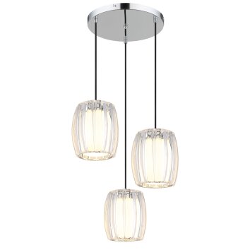 Lámparas Globo Lighting Maribel Lámparas suspendidas Cromo, 3 luces