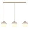 Lámparas Globo Lighting Ragusa Lámparas suspendidas Cromo, Blanca, 3 luces