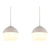 Lámparas Globo Lighting Ragusa Lámparas suspendidas Cromo, Blanca, 3 luces