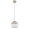 Lámparas Globo Lighting Ragusa Lámparas suspendidas Cromo, Blanca, 1 luz