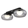 Lámparas Globo Lighting Carlene Plafones LED Negro, 1 luz