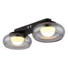 Lámparas Globo Lighting Carlene Plafones LED Negro, 1 luz