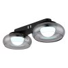 Lámparas Globo Lighting Carlene Plafones LED Negro, 1 luz